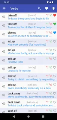 English phrasal verbs android App screenshot 14